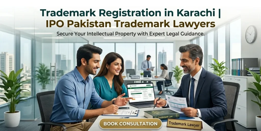 Trademark registration in Karachi IPO Pakistan lawyers